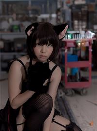 [enako] [enacat black] black silk cat girl(122)